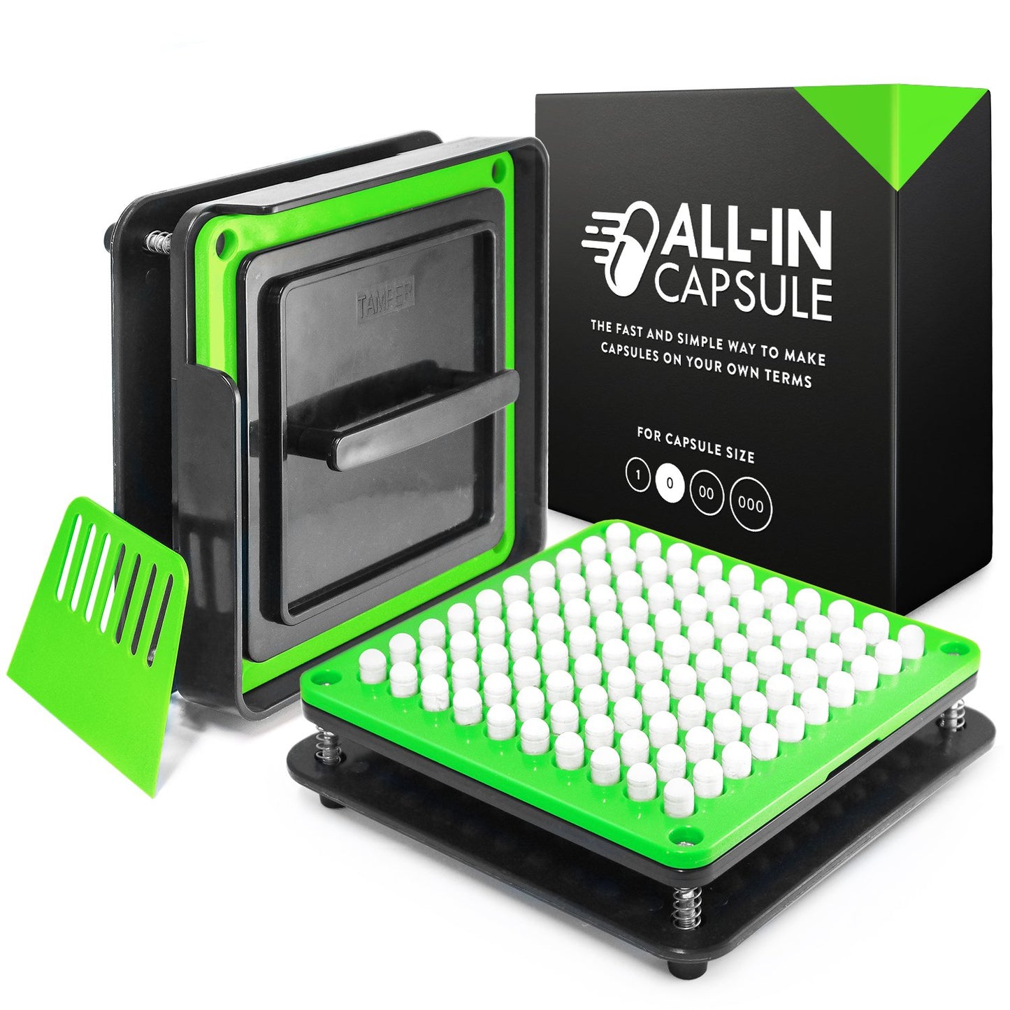 Capsule Filling Machine Bundle All In Bundle - All Sizes (1, 0, 00, and 000)