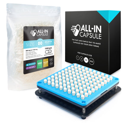 Capsule Filling Machine Size 00 With 1000 Gelatin Capsules