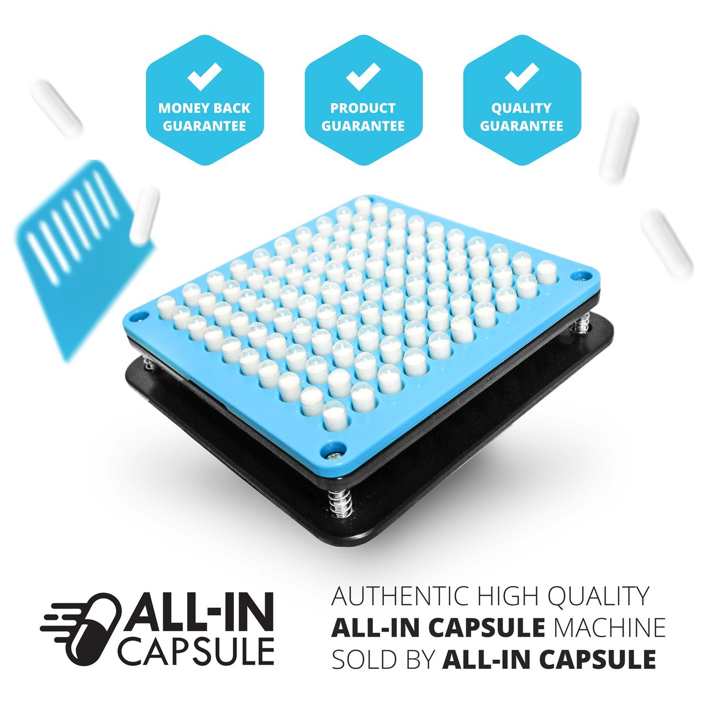 Capsule Filling Machine Size 00 With 1000 Gelatin Capsules